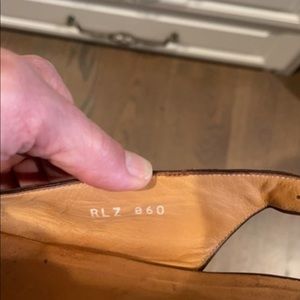 Vintage Ralph Lauren crocodile flat slingbacks. Gorgeous. Gently used.